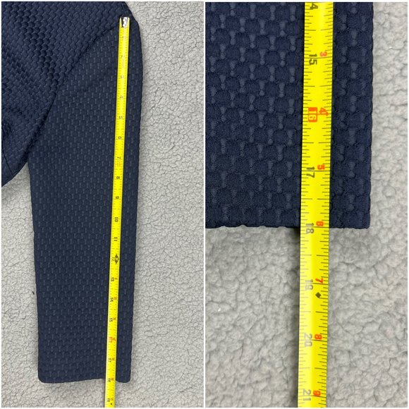 J Crew Sheath Dress Women 4 Navy Blue Work Portfolio Office Matelasse Workwear - Picture 11 of 12